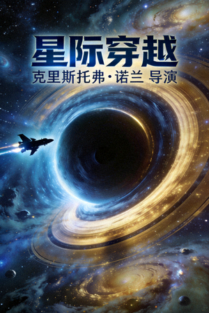 科幻电影《星际穿越》海报 - 导演：克里斯托弗·诺兰，HDR画质